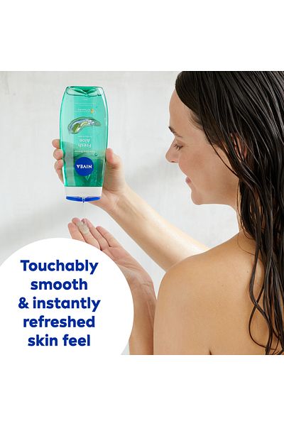 NIVEA NIVEA Fresh Aloe Shower Gel, Refreshing Body Wash with Natural Aloe Vera, 250ml