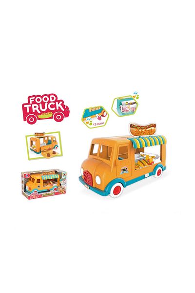 rexa Ice Cream Truck Musical Food Truck Pretend Play Kids Toy Car With Light