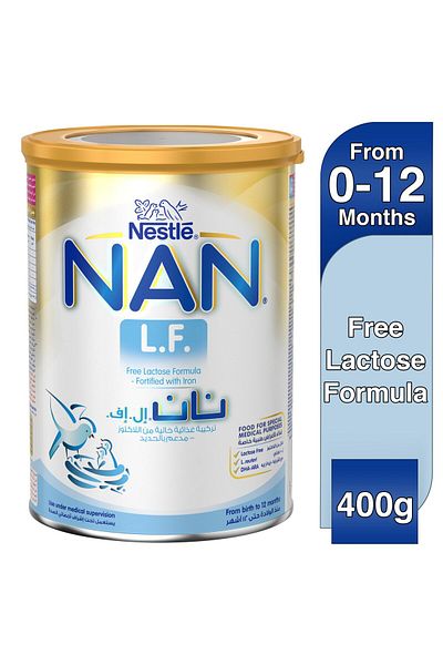 Nestle NAN Nestle NAN L.F. Lactose Free Infant Formula From Birth to 12 Months 400 g