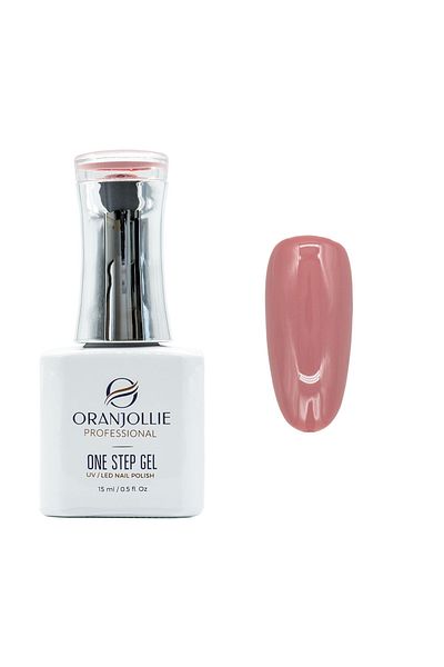 Intisimo Oja semipermanentă, profesională, 15 ml, într-un singur pas, cod OS237 (082). Lucioasă, roz pudrat