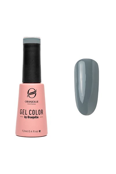 Intisimo Oja semipermanentă, profesională, culoare gel, nr. 037, 12 ml, lucioasă, gri
