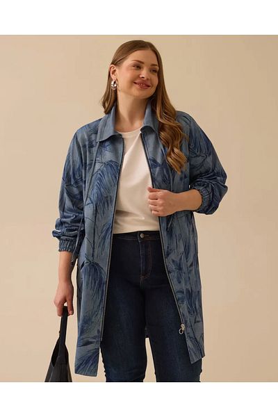 Gala-Xi Jachetă de damă cu model de buzunar de mărime mare Gala-Xi 10002512514010