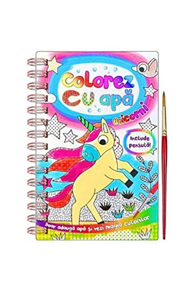 Editura Flamingo Junior Colorez cu apa unicorni