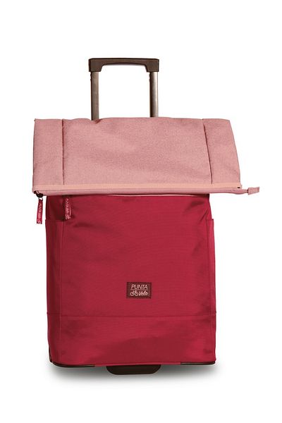Punta Shopping Cart, F10426, 52 X 33 X 20 Cm, 27l, 2 Wheels, Bike Clamps, Red