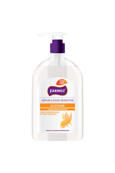 Farmec Sapun lichid Farmec Sensitive cu glicerina, 500 ml