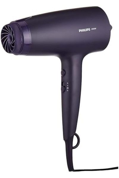 Philips 3000 Hair Dryer BHD340/13, Purple, 2 Years Warranty