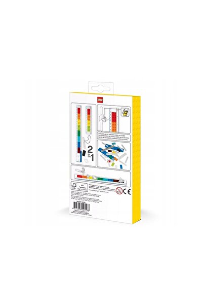 LEGO LEGO minifigure buildable ruler