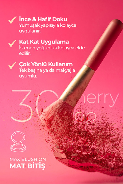 JOWE Powder Blush Allık - 30 Cherry Pop