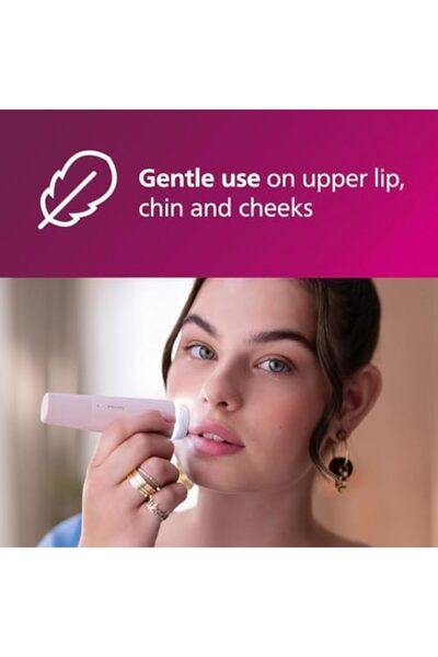 Philips Facial Hair Remover BRR454/00, Lychee Pink