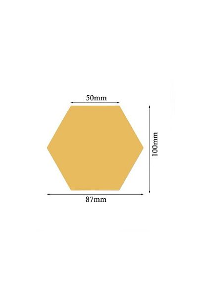 OEM Set of 24 hexagonal mirror wall stickers, Waterproof, Interior design, Easy to