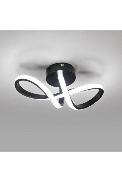 details lightining Lustra Led 3 Functii Spaghetti Neagra 20 W