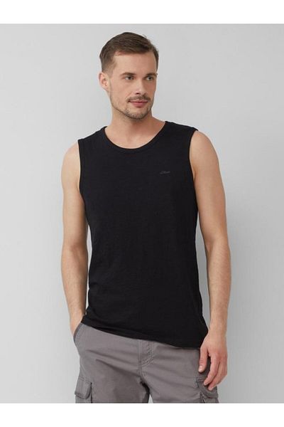 s.Oliver Men's Sleeveless Cotton T-shirt, Regular Fit