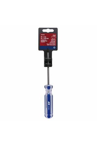 ACE Phillips Steel Screwdriver W/PVC Handle (No. 1 x 100 mm)