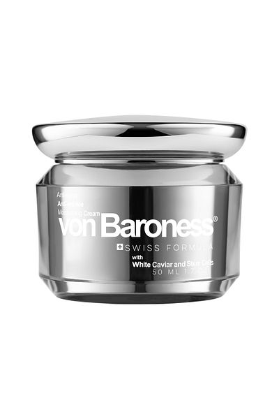 Von Baroness Cremă de față anti-îmbătrânire – Caviar, Retinol, Acid Hialuronic – Reduce fermitatea și hidratarea pielii – 50 ml