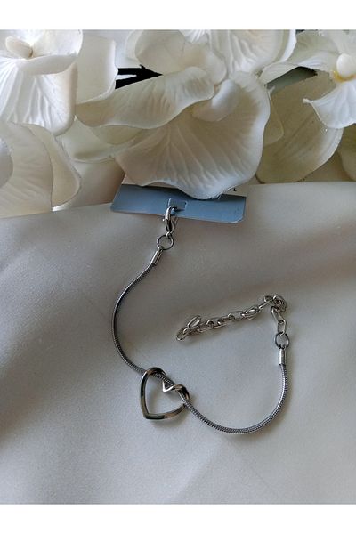 Pervin Ablacım Steel Silver Love Knot Bracelet