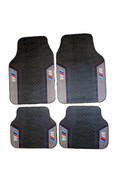 Generic Universal Car Mats Bmw M – Sport Design Black/Grey