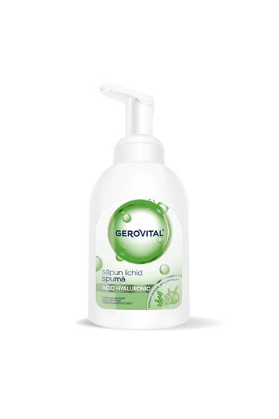 GEROVITAL Gerovital Foaming Liquid Soap with Hyaluronic Acid, 300 ml