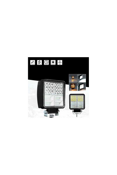 AUTOREY Strobe Led Lamp Bicolor White and Yellow 108W Projector 12V 24V