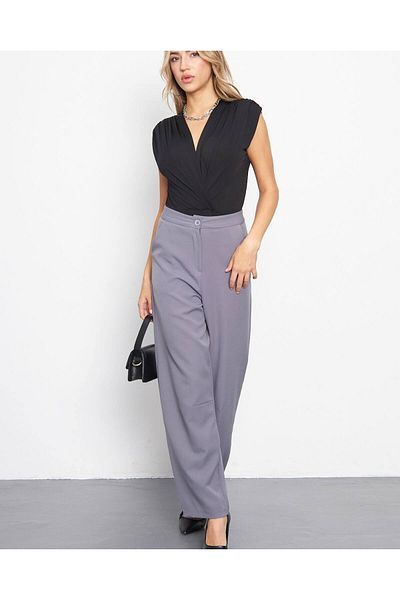 Rift Jeans Double Fabric Baggy Trousers with Back Buckle