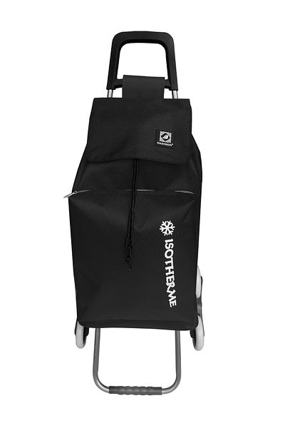 Madisson Shopping Trolley, Sw22030, Nylon, 99 X 44 X 42 Cm, 66 L, 6 Wheels, Insulated Pocket, Black
