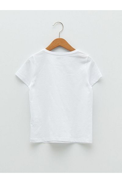 LC Waikiki New Season Crew Neck Basic Short Sleeve Cotton Girls T-Shirt - S21269Z4