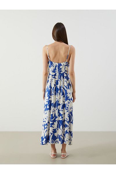 LC Waikiki Νέα σεζόν V Neck Floral Φόρεμα - S5MT81Z8