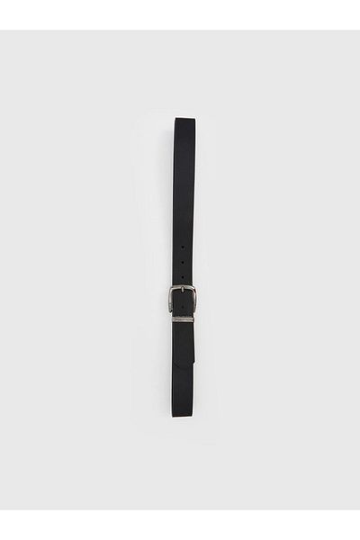 LC Waikiki Black Leather Look Men's Belt