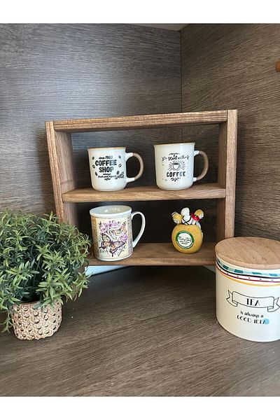 Wooden Factory Wooden Spice Rack Stand Countertop Organizer Wooden Shelf Spice Rack