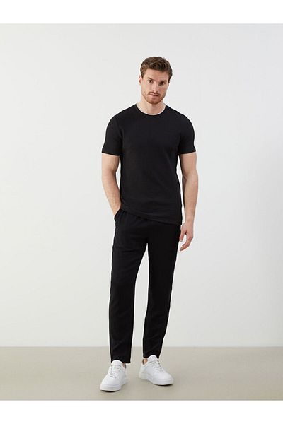LC Waikiki Νέα σεζόν Crew Neck Duz Ανδρικό Tisort - S5JF99Z8