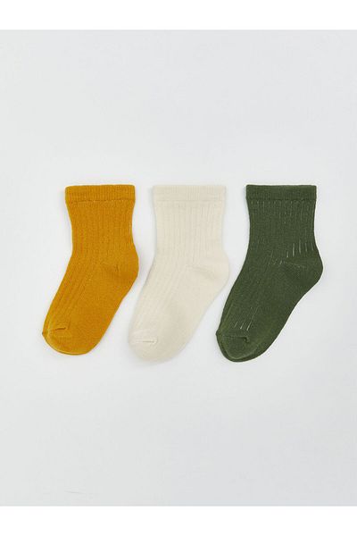 LC Waikiki New Season Basic Boy's Socks 3-Piece - S5L351Z1