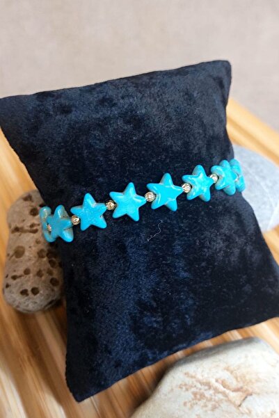 Uretti - Ozlem 9422 8317 سوار نسائي مصنوع يدويًا من الحجر الطبيعي الفيروزي مع...