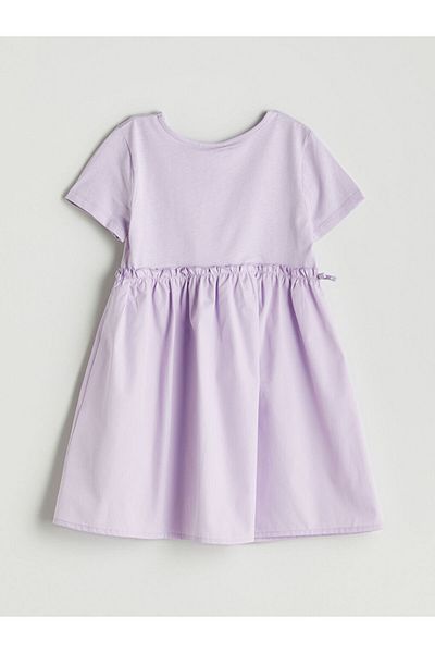 LC Waikiki Νέα σεζόν Kuromi Printed Girl's Combed Cotton Φόρεμα - S5P744Z1