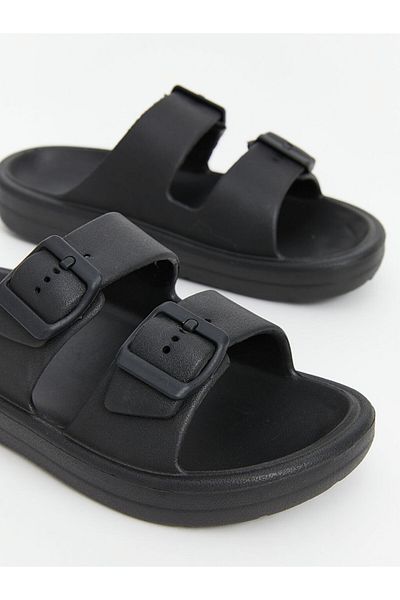 LC Waikiki New Season Buckle Detailed Double Banded Boy's Slippers - S5If93Z4