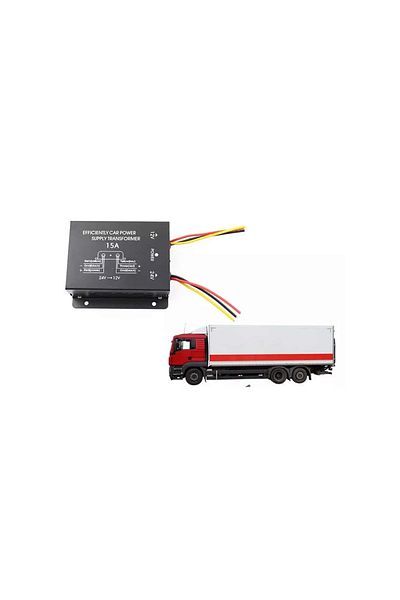AUTOREY 24v to 12v 15 Amp Converter for Trucks, Cars, Trailers, Equipment, Voltage Reducer