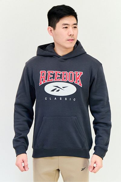 Reebok Men Sportswear Fit Long Sleeve Outdoor Sweatshirt, Multicolor