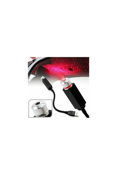 AUTOREY Laser lamp for car ceiling with USB power supply, red color