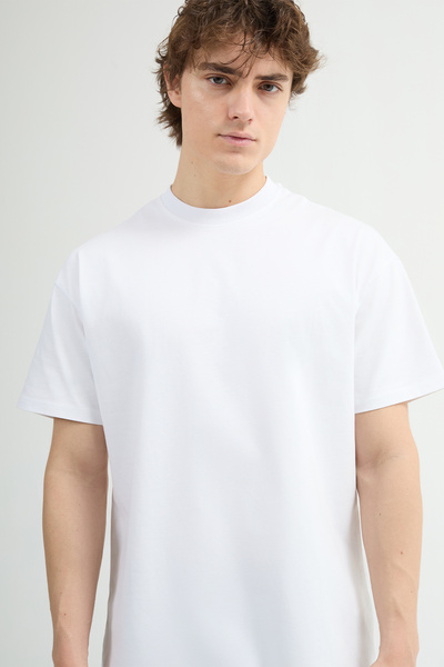 JUD Ricardo 84002 Oversize White Men's Basic T-Shirt
