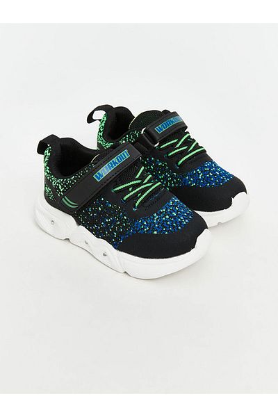 LC Waikiki Black Velcro Sole Lighted Baby Boy Sports Shoes