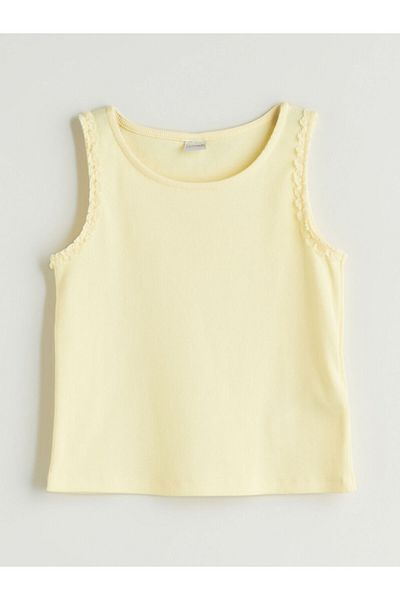 LC Waikiki Lcw Crew Neck Girl's Crop Undershirt