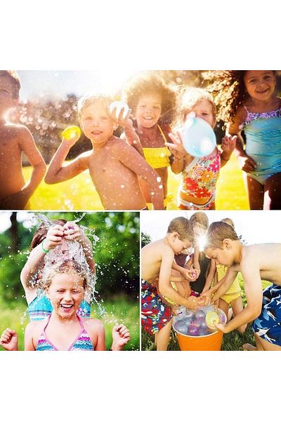 rexa Water Balloons Set for Kids – Fast Fill & Easy Tie, Outdoor Summer Fun
