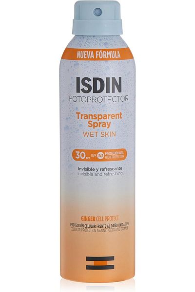 ISDIN Wet Skin SPF30 Fotoprotector Transparent Spray, 250 ml