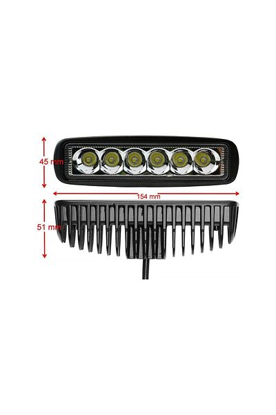 AUTOREY Premium 18w Offroad Car LED Bar Projector