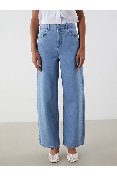 LC Waikiki Pantaloni de damă cu picioare largi de sezon nou - S5QH02Z8