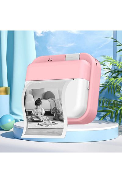 rexa Kids Printing Camera with 2.0" Screen – 24MP HD Lens, 180° Rotating, Portable Instant Photo Printer