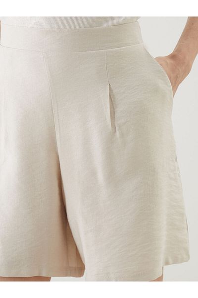 LC Waikiki New Season Women's Shorts with Elastic Waist - S5Jr17Z8
