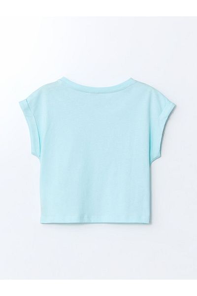 LC Waikiki New Season Crew Neck Girl's T-Shirt - S5Ev99Z4