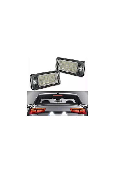 AUTOREY Lumini LED dedicate pentru numărul de înmatriculare pentru Audi A3, A4 B6 /B7, A6 4F, Q7, A8