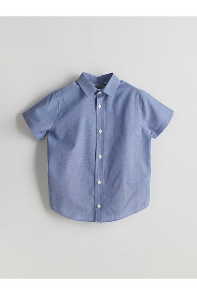 LC Waikiki New Season Short Sleeve Striped Boy's Shirt - S5Id15Z4