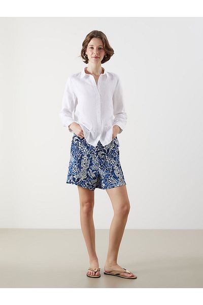LC Waikiki Sort pentru femei Cicekli cu talie elastică sezon nou - S5OO87Z8