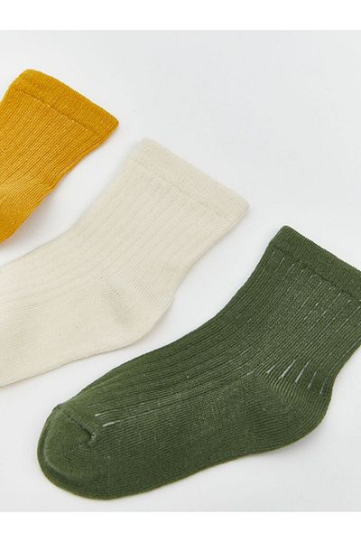 LC Waikiki New Season Basic Boy's Socks 3-Piece - S5L351Z1